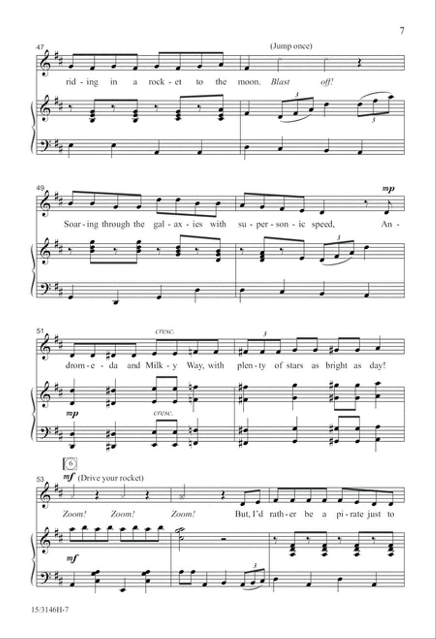 Scallywag Scallywag Unison Choir scores gallery preview page 8