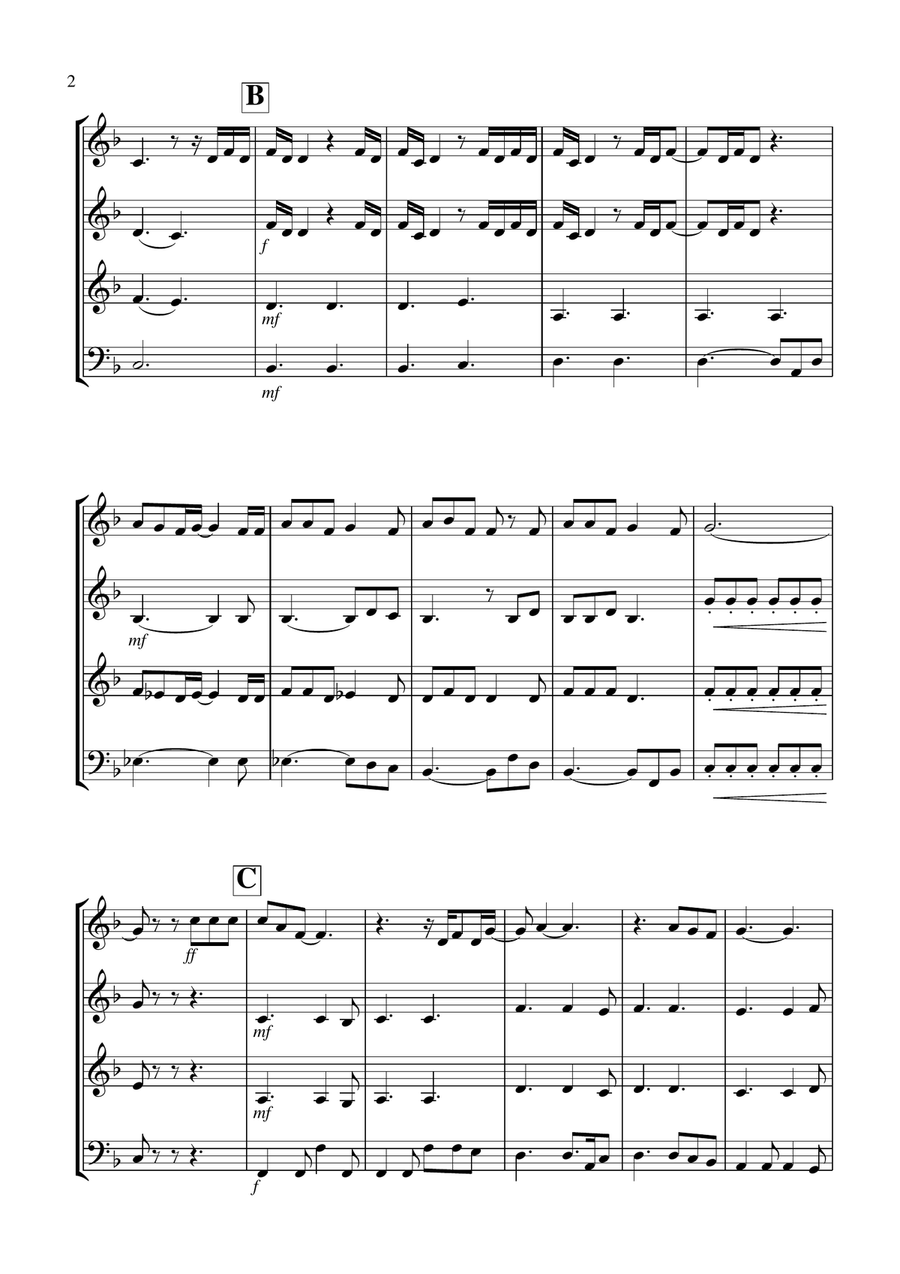 One And Only String Quartet scores gallery preview page 2