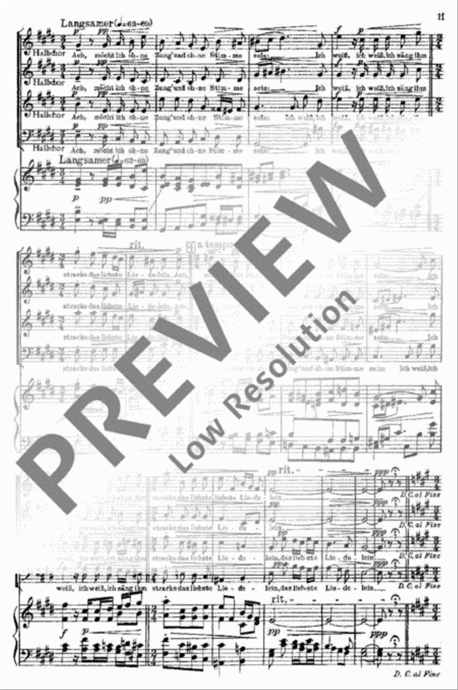Eine deutsche Singmesse 4-Part scores gallery preview page 11