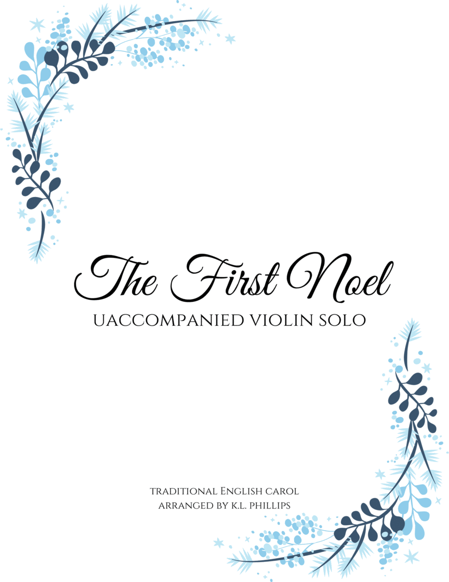 The First Noel - Unaccompanied Violin Solo image number null