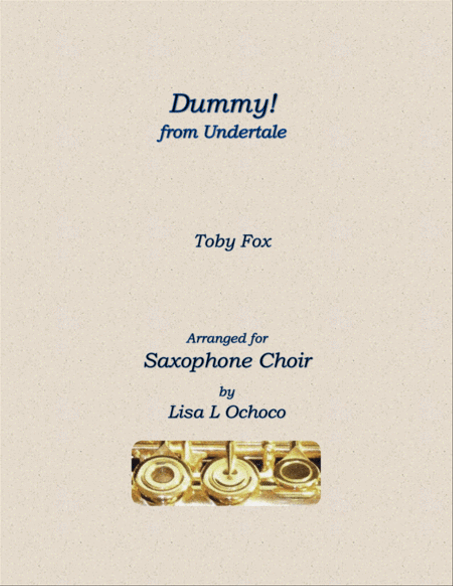Dummy! (from Undertale) Woodwind Ensemble scores gallery preview page 1