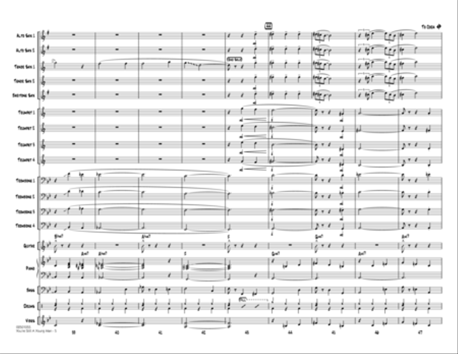 You're Still A Young Man - Full Score Jazz Ensemble scores gallery preview page 5