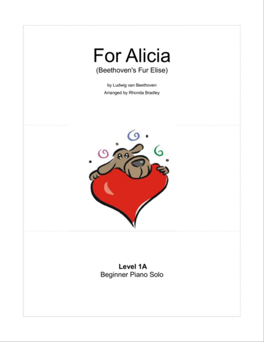 Fur Elise Easy Piano Easy Piano scores gallery preview page 1