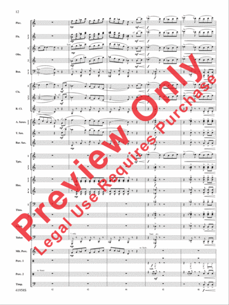 God's Country Concert Band scores gallery preview page 32