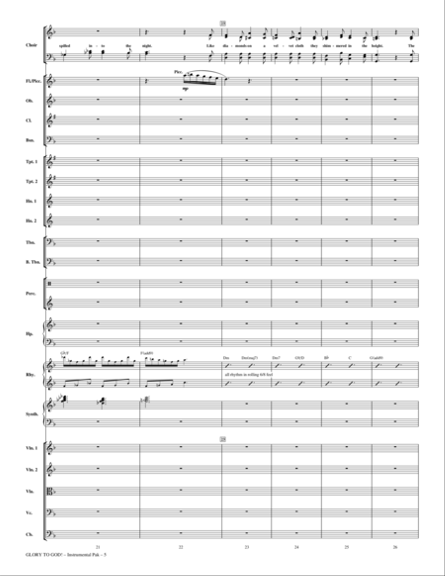 Glory to God! - Full Score Choir scores gallery preview page 5