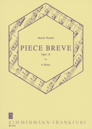 Book cover for Piece Breve Op. 18