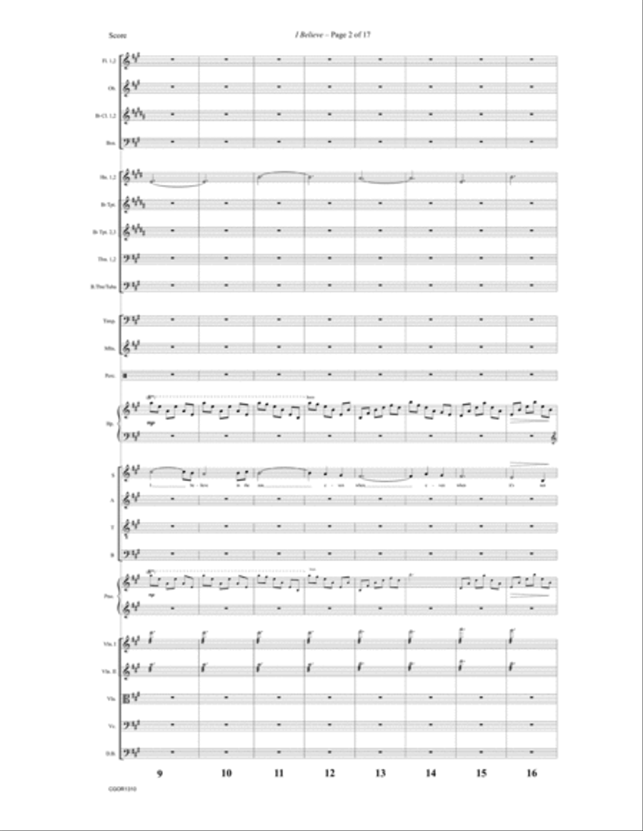 I Believe Set of Parts scores gallery preview page 3