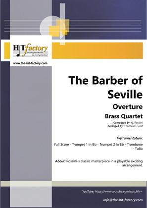 Book cover for The Barber of Seville - Overture - String Quintet - E