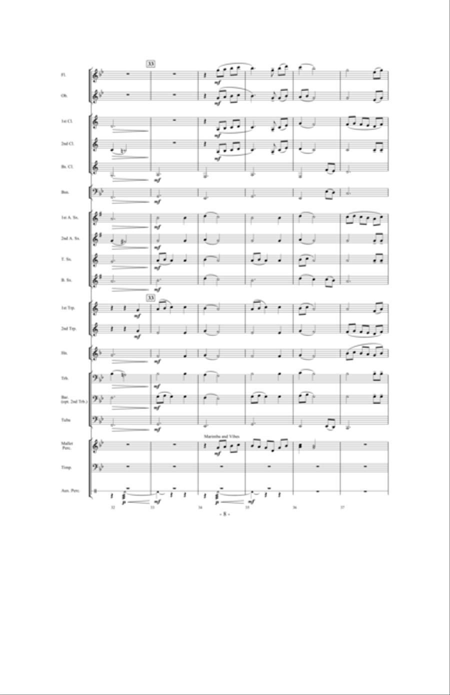 A Distant Light Concert Band scores gallery preview page 7