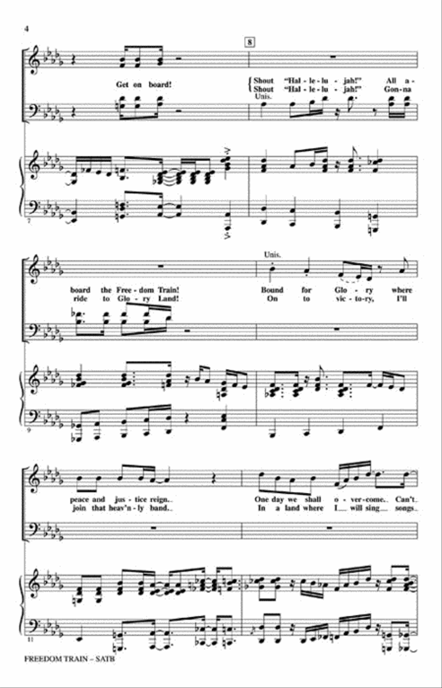 Freedom Train 4-Part scores gallery preview page 3
