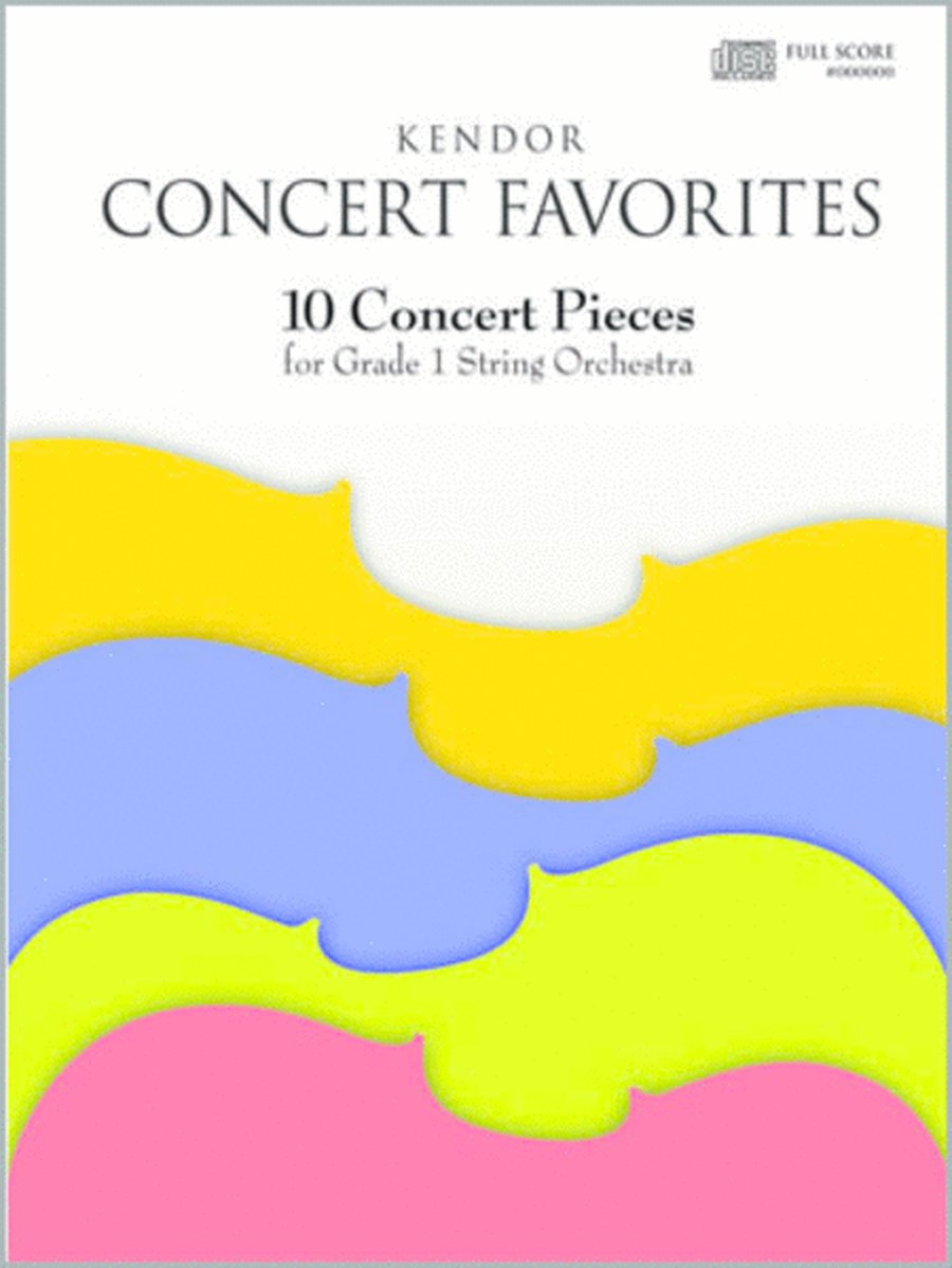 Kendor Concert Favorites - Full Score (CD included)