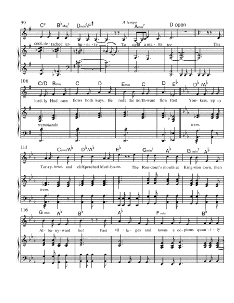 The Voyage of the Manatee Voice scores gallery preview page 6