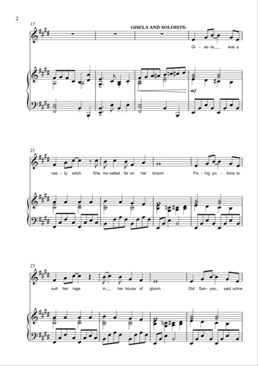 The Witch of Woccabocca - The Victory Song Voice scores gallery preview page 2