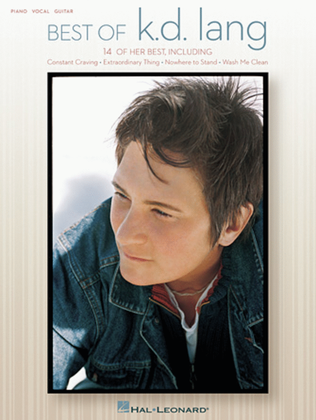 Book cover for Best of k.d. lang