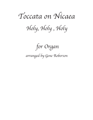 Book cover for Toccata on NICAEA for Organ
