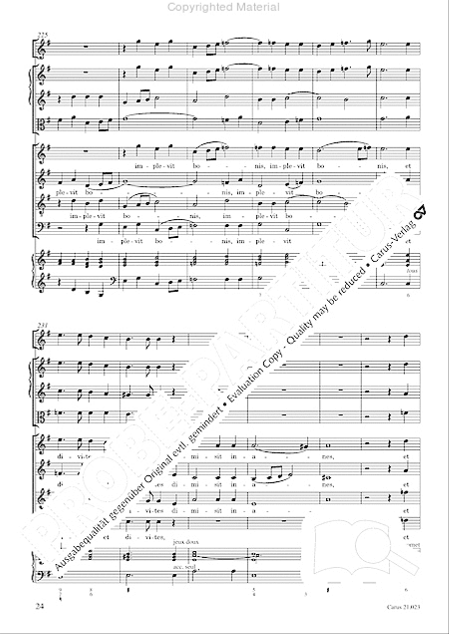 Magnificat in G SATTB scores gallery preview page 26
