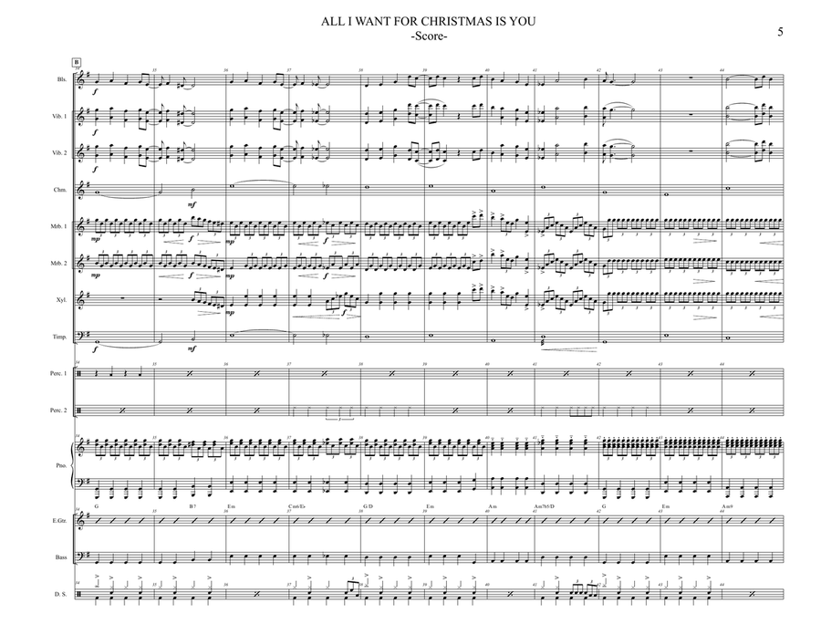 All I Want For Christmas Is You School and Community scores gallery preview page 5
