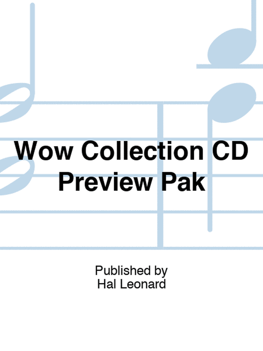 Wow Collection CD Preview Pak