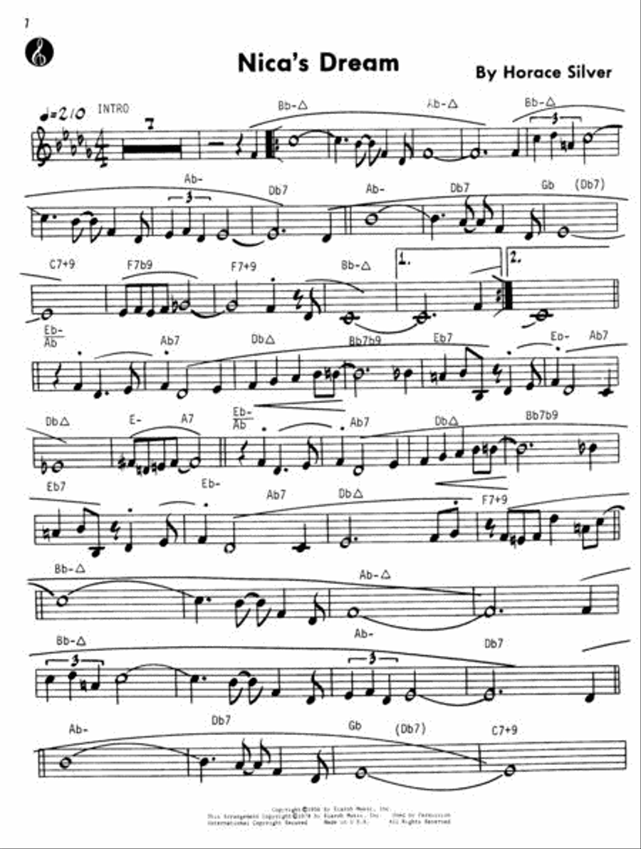 Volume 18 - Horace Silver Voice scores gallery preview page 2