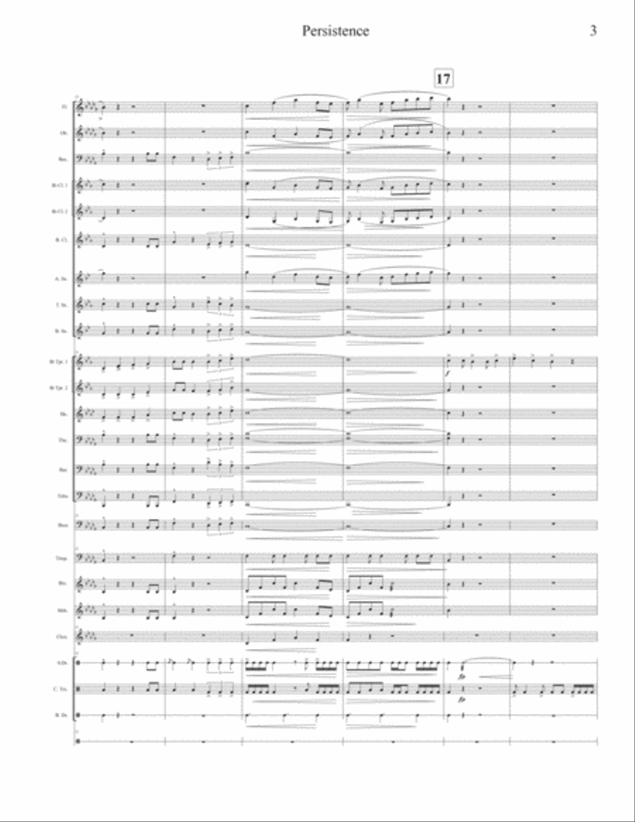 Persistence Concert Band scores gallery preview page 3