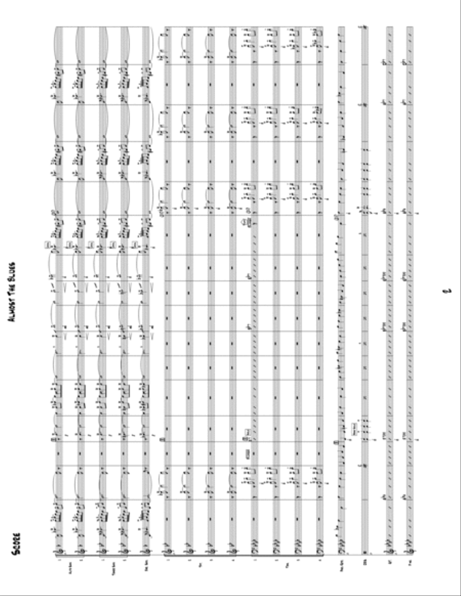 Almost The Blues Jazz Ensemble scores gallery preview page 2