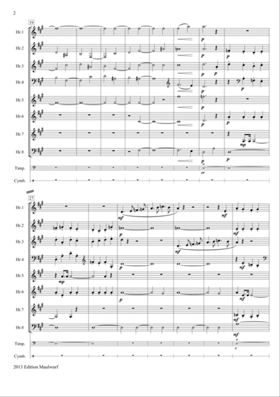 Psalm 150 Horn scores gallery preview page 4
