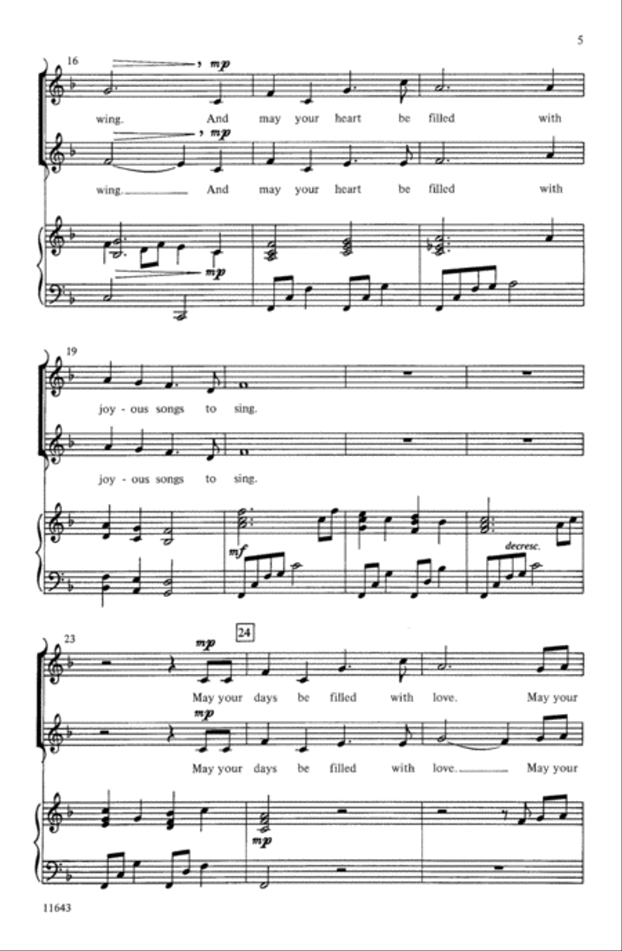 May Sunshine Light Your Way 2-Part scores gallery preview page 4