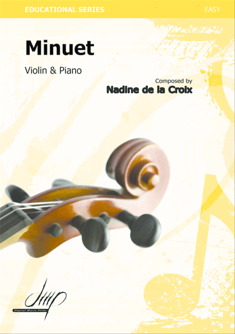 Minuet Violin Solo scores gallery preview page 1
