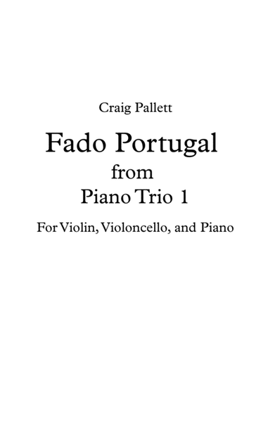 Fado Portugal - For Piano Trio - Score & Parts image number null