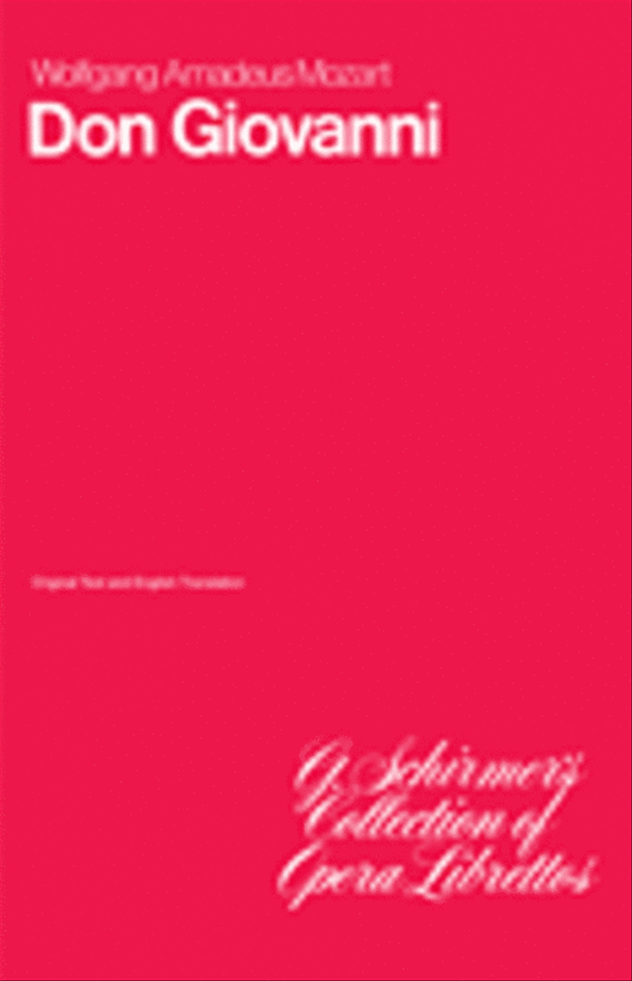 Don Giovanni Voice scores gallery preview page 1