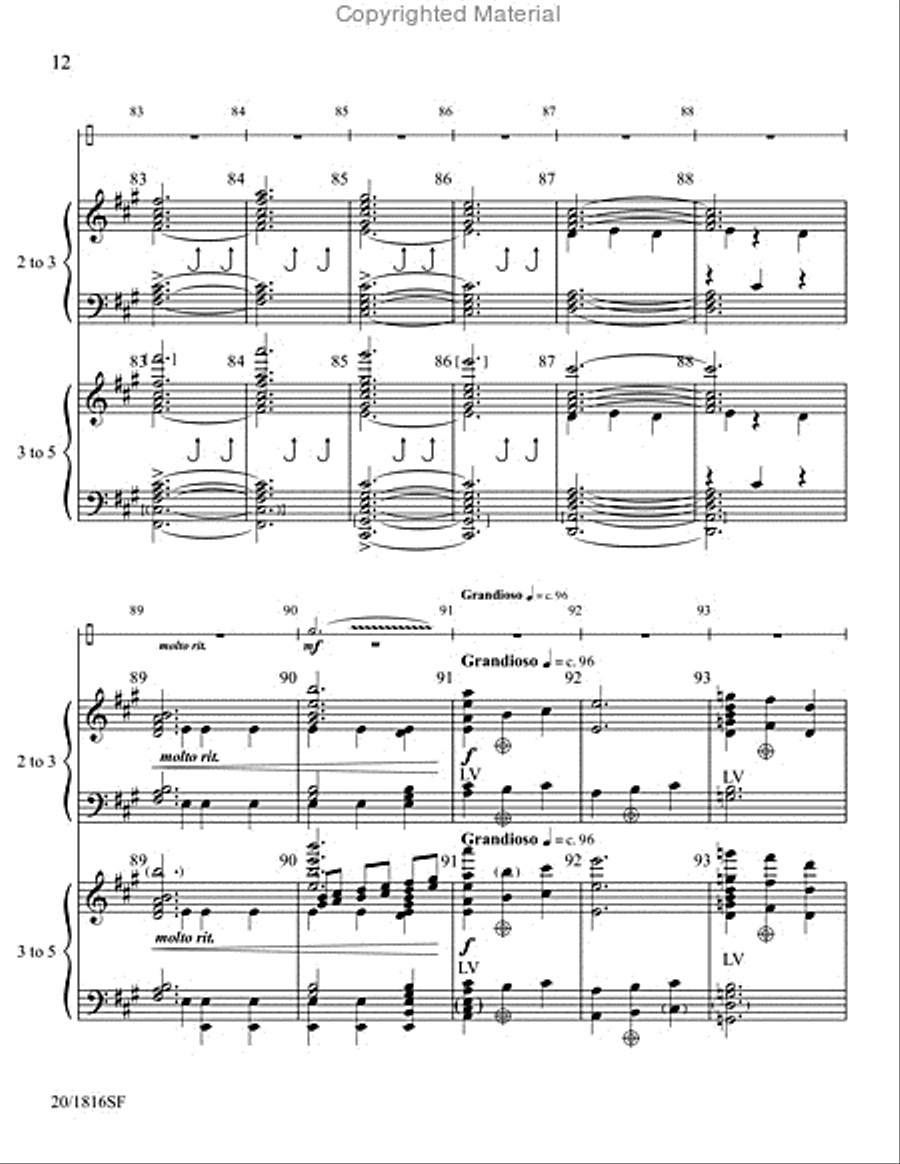 Panorama - Handbell and Percussion Score and Parts Handbell Choir scores gallery preview page 11