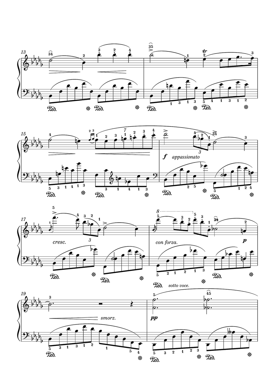 Nocturne Op. 9, Nº 1. Piano Method scores gallery preview page 5