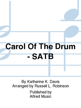 Book cover for Carol Of The Drum - SATB