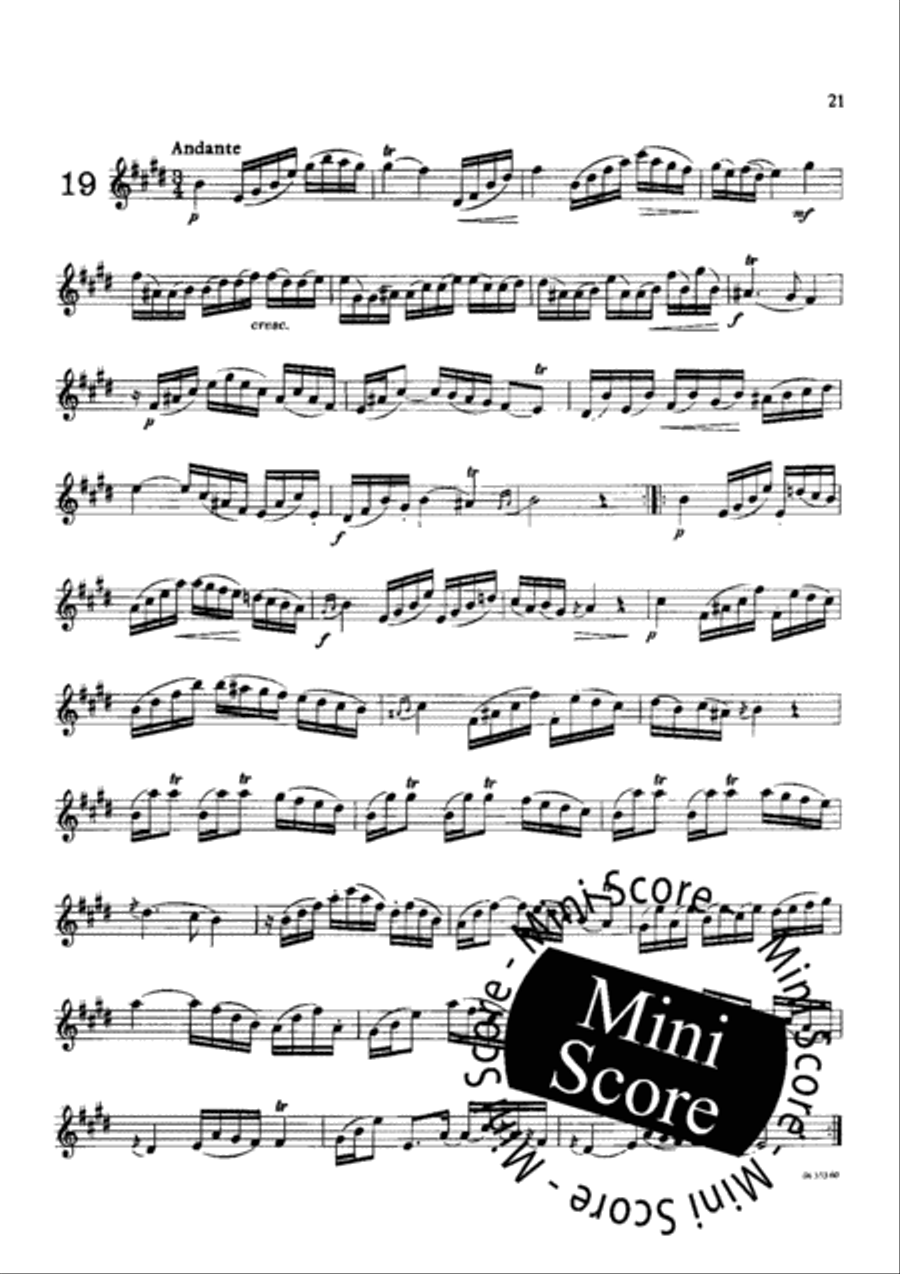 28 Etudes pour Hautbois 28 Etudes pour Hautbois Oboe Solo scores gallery preview page 23