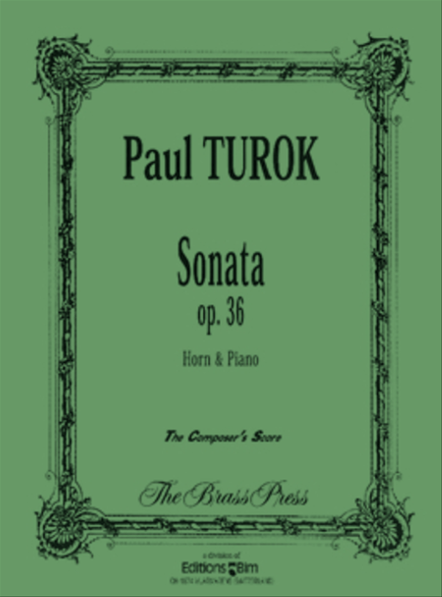 Sonata Sonata Horn scores gallery preview page 1