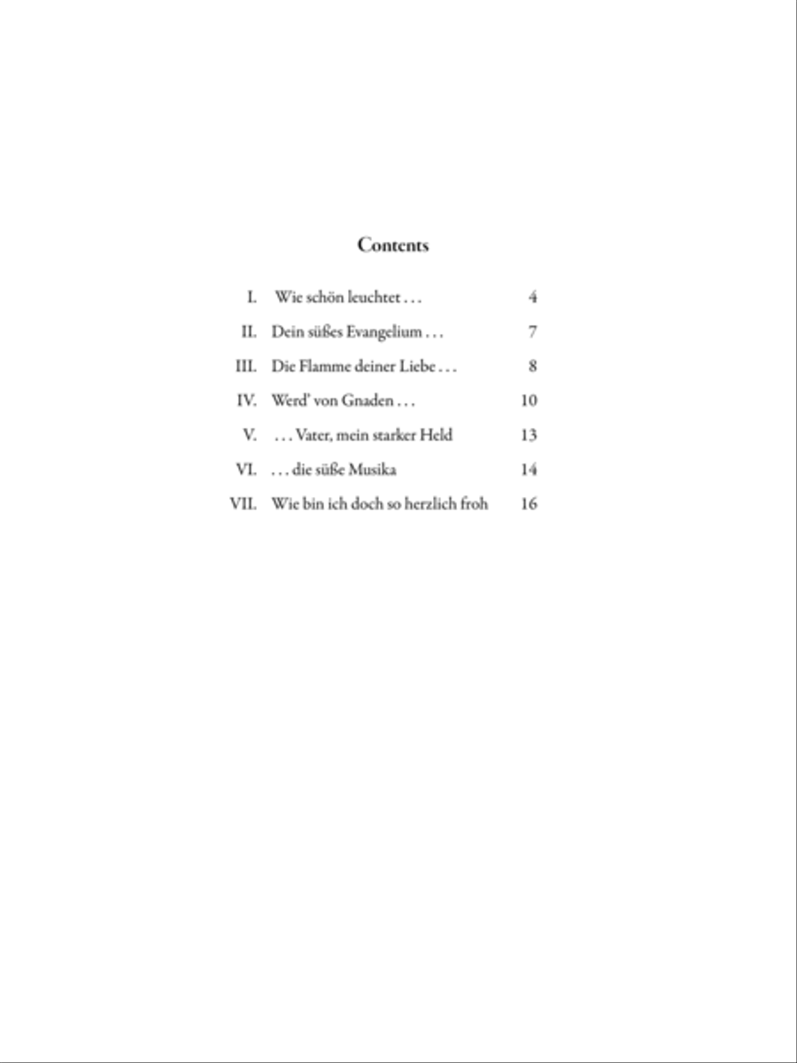Seven Versets on Wie schön leuchtet der Morgenstern Organ Solo scores gallery preview page 5