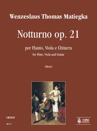 Book cover for Notturno Op. 21 for Flute, Viola and Guitar