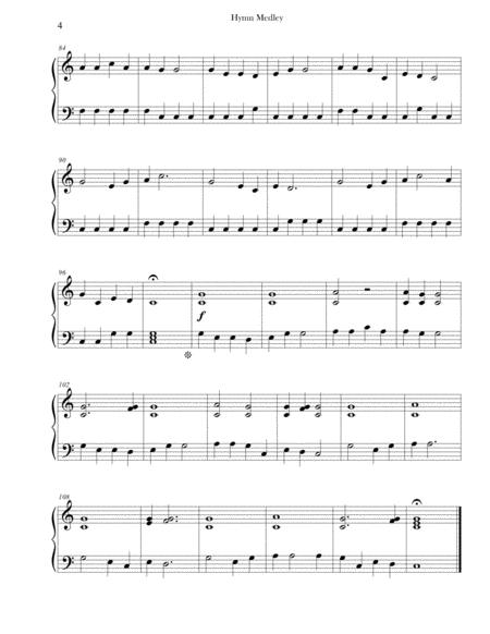 Hymn Medley (Easy Piano, Collection) image number null