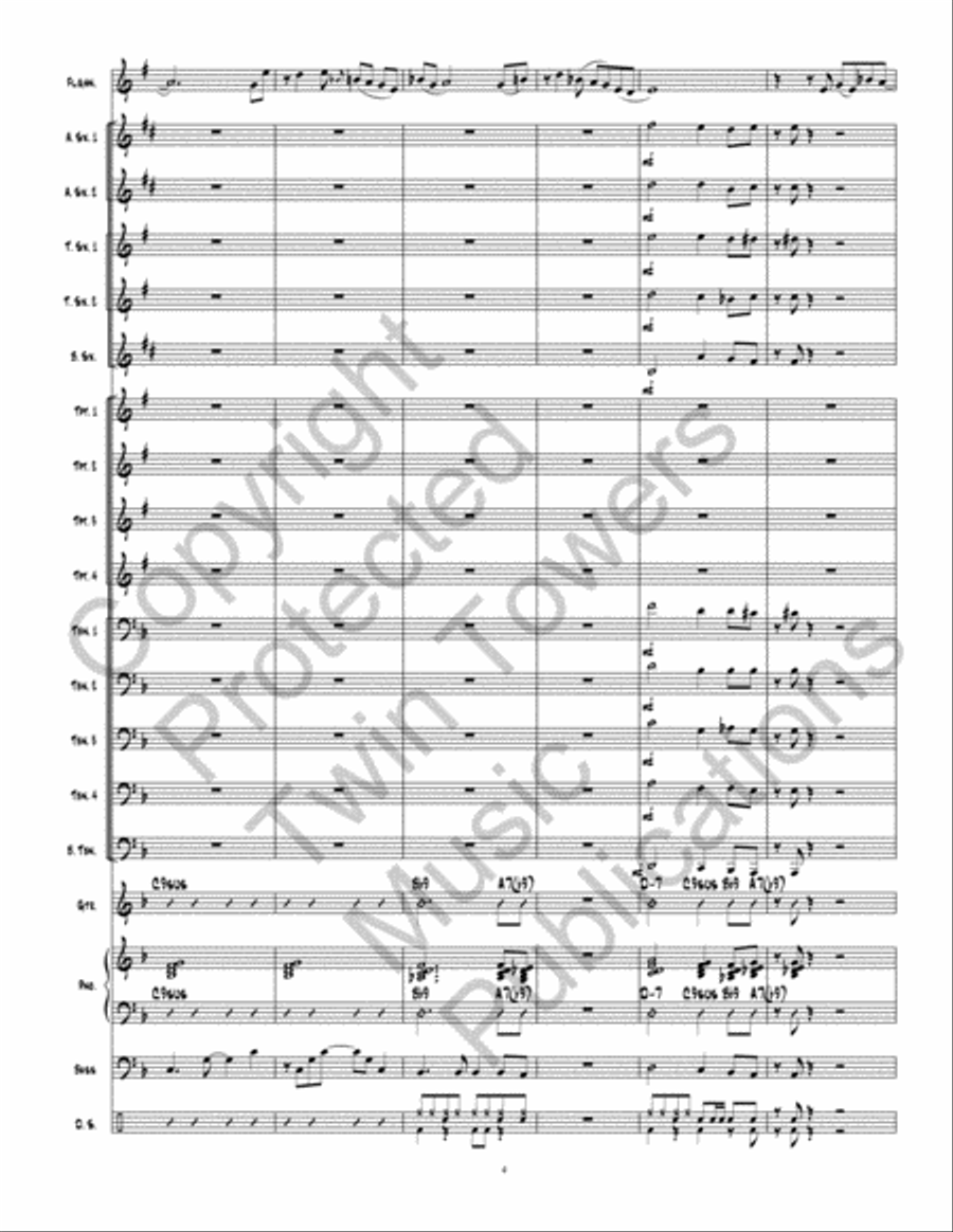 Mr. Clary Jazz Ensemble scores gallery preview page 5