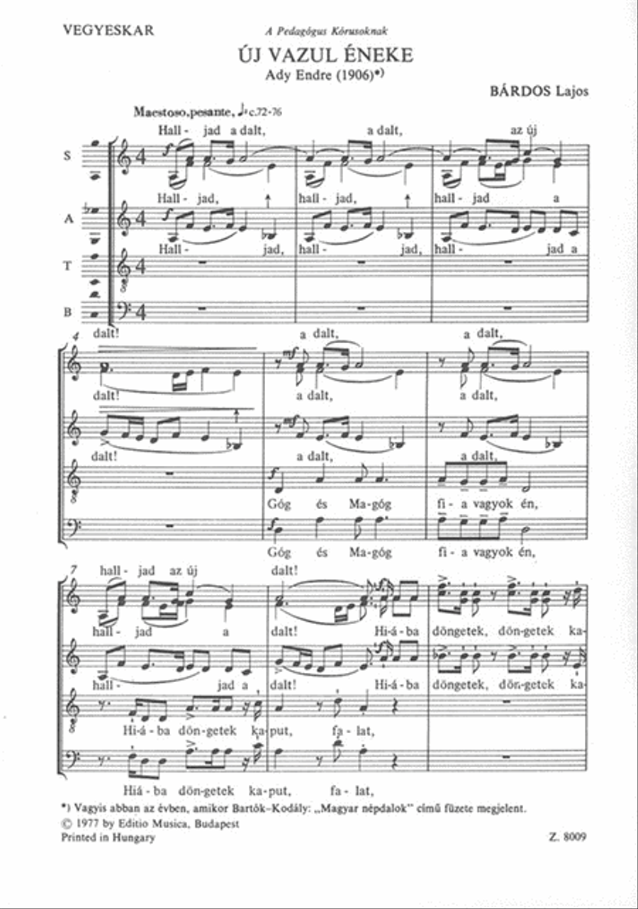 Uj Vazul Eneke A Cappella scores gallery preview page 2