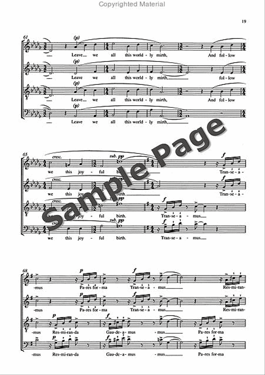 3 Carols 3 Carols 4-Part scores gallery preview page 22