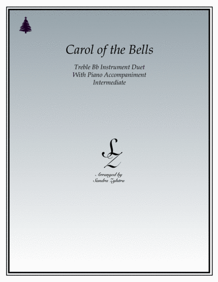 Carol of the Bells (treble Bb instrument duet) image number null