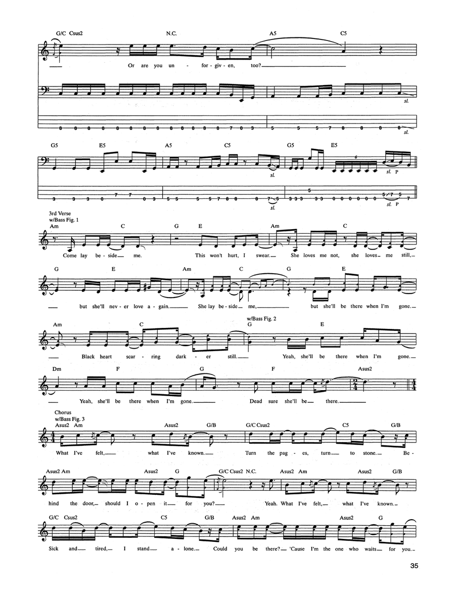 The Unforgiven II Acoustic Guitar scores gallery preview page 4