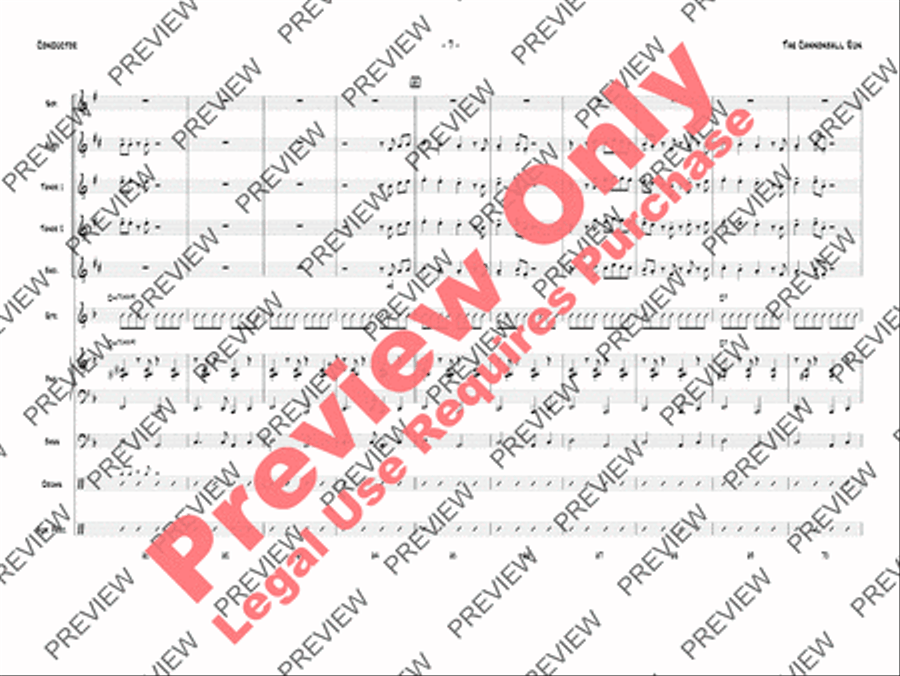 The Cannonball Run The Cannonball Run Jazz Ensemble scores gallery preview page 10