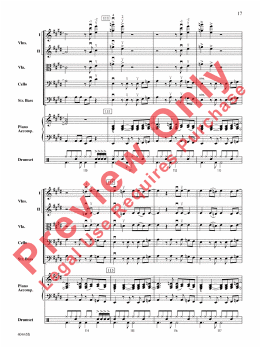 The Rolling Stones on Tour String Orchestra scores gallery preview page 18
