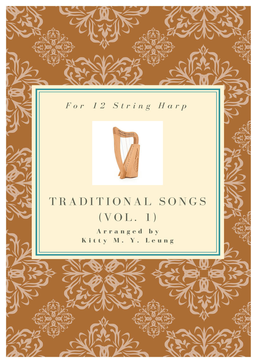 Traditional Songs (Vol.1) - 12 String Small Lap Harp Lap Harp scores gallery preview page 1