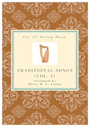 Book cover for Traditional Songs (Vol.1) - 12 String Small Lap Harp