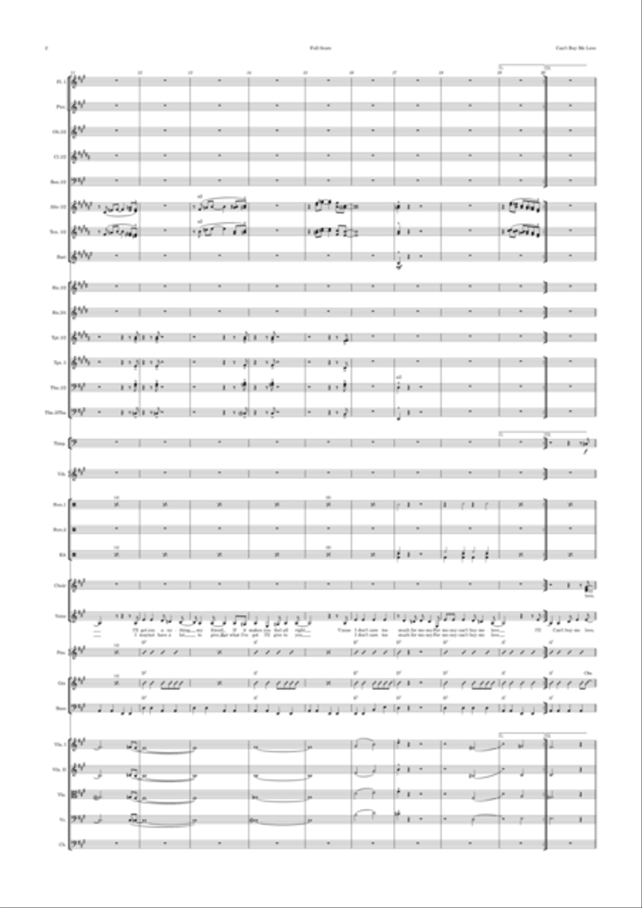 Can't Buy Me Love Full Orchestra scores gallery preview page 2