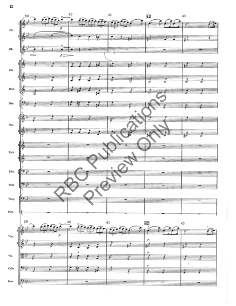 Light Cavalry Overture Full Orchestra scores gallery preview page 13