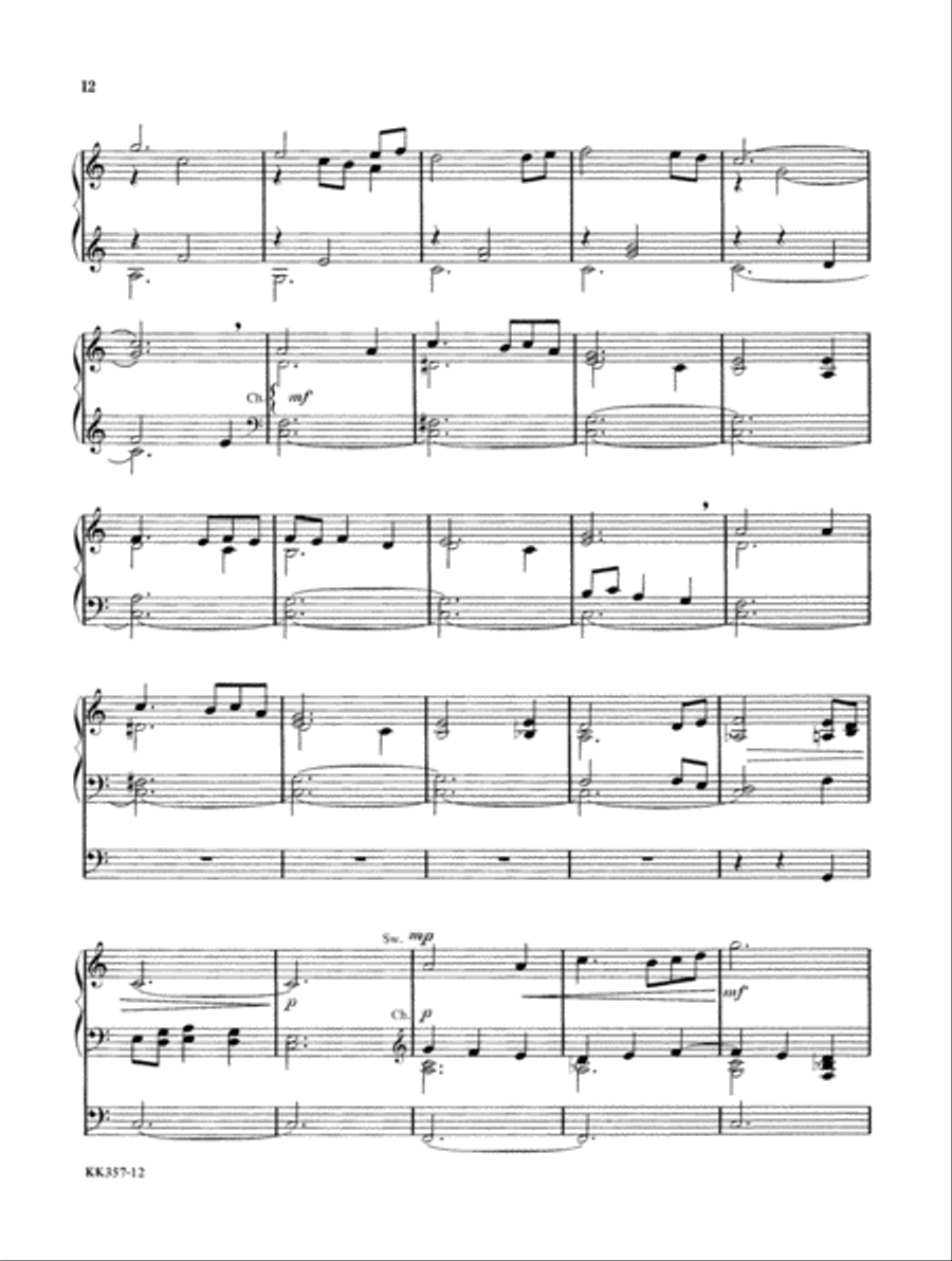 Wood Works for Organ, Book 1 Organ Solo scores gallery preview page 9